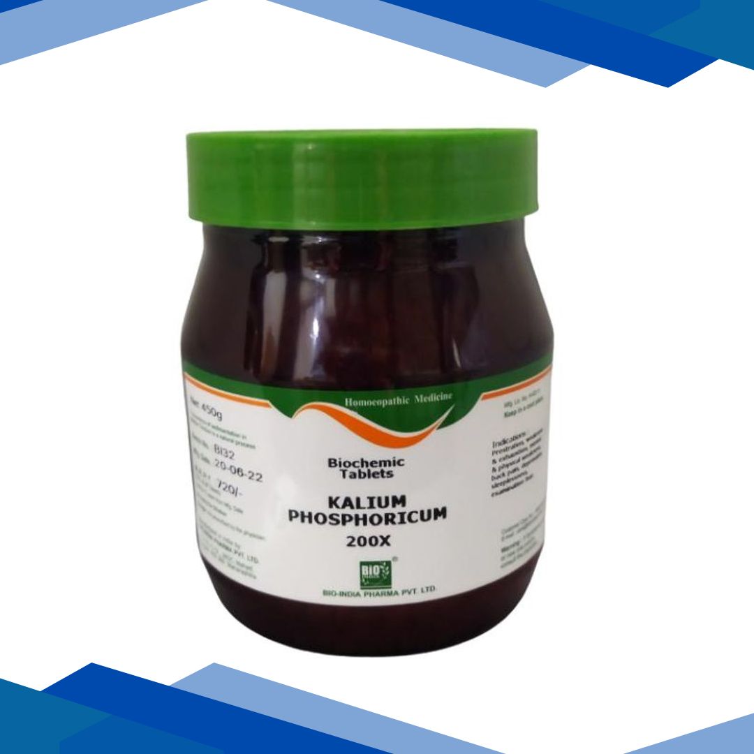Bio-India’s Biochemic Tablet – Kalium Phosphoricum 200X 450 gm