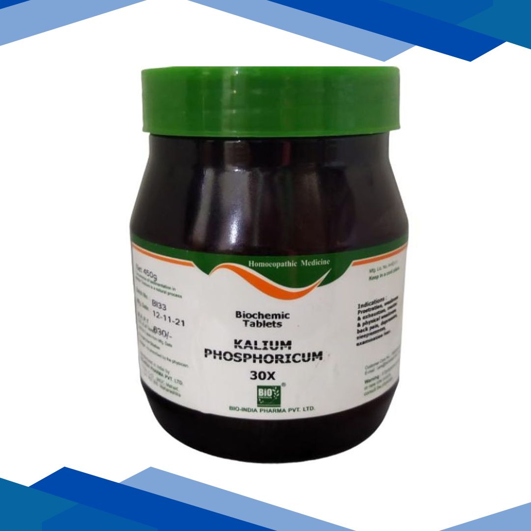 Bio-India’s Biochemic Tablet – Kalium Phosphoricum 30X 450 gm