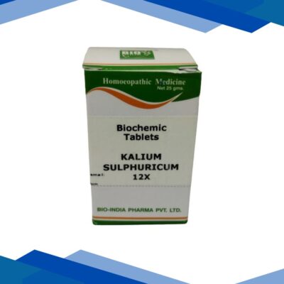 Bio-India’s Biochemic Tablet – Kalium Sulphuricum 12X 25 gm
