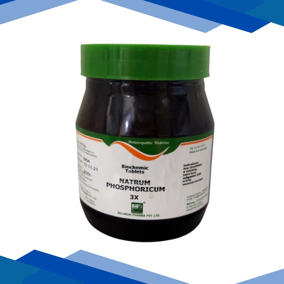 Bio-India’s Biochemic Tablet – Natrum Phosphoricum 3X 450 gm