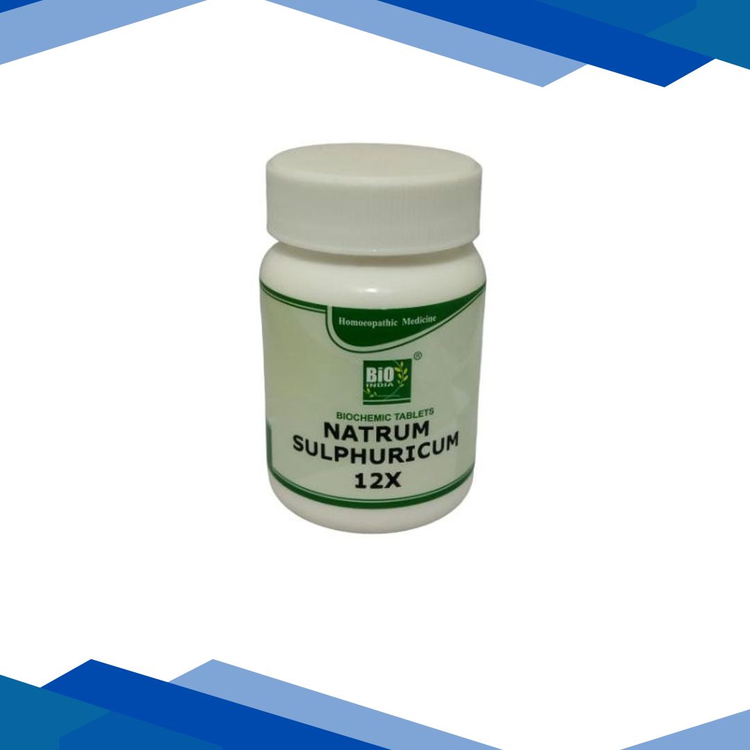 Bio-India’s Biochemic Tablet – Natrum Sulphuricum 12X 25 gm
