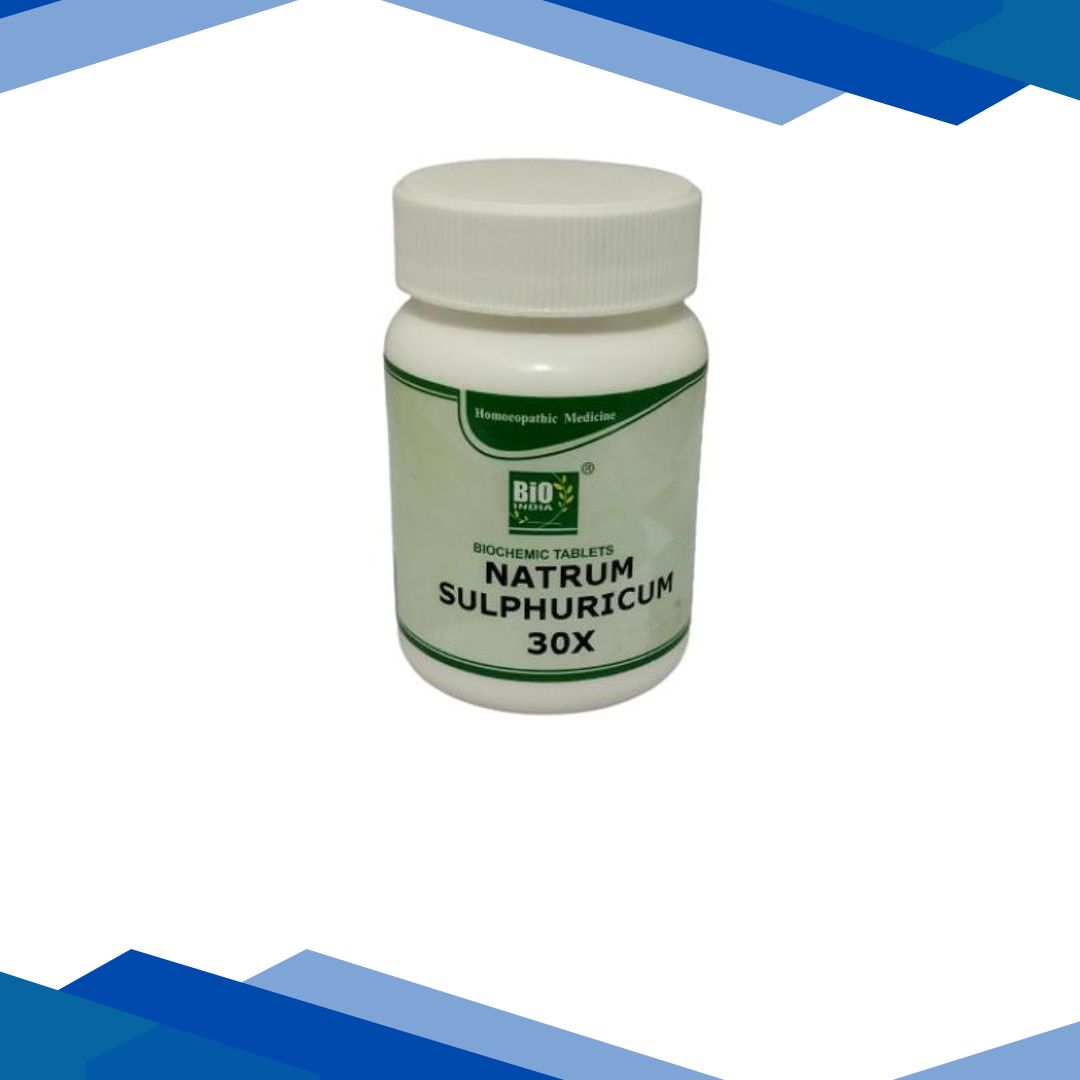 Bio-India’s Biochemic Tablet – Natrum Sulphuricum 30X 25 gm