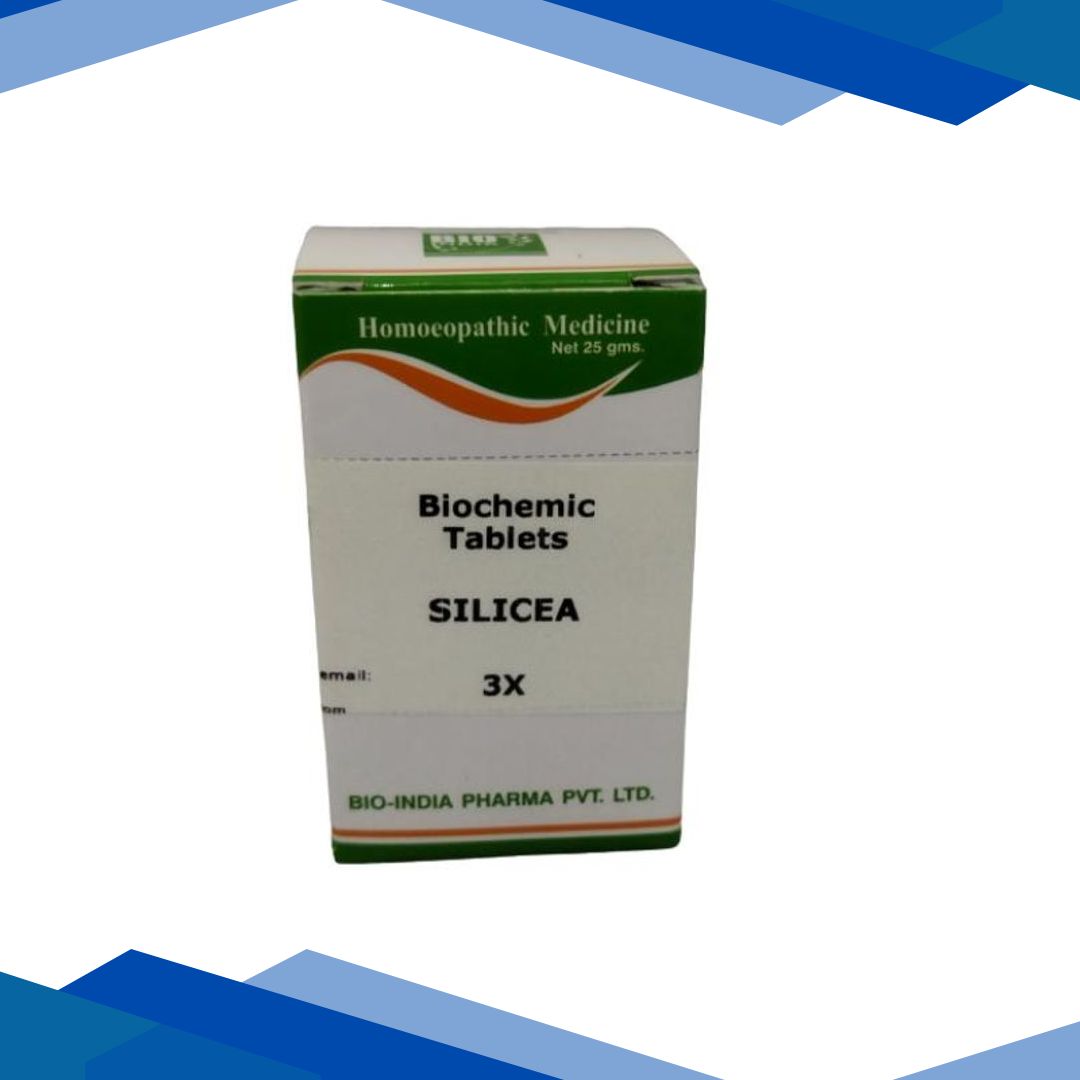 Bio-India’s Biochemic Tablet – Silicea 3X 25 gm