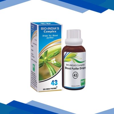 Bio-India’s Blood purifier Drops 43 30 ml