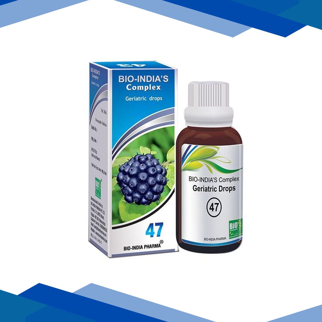 Bio-India’s Geriatric Drops 47 30 ml