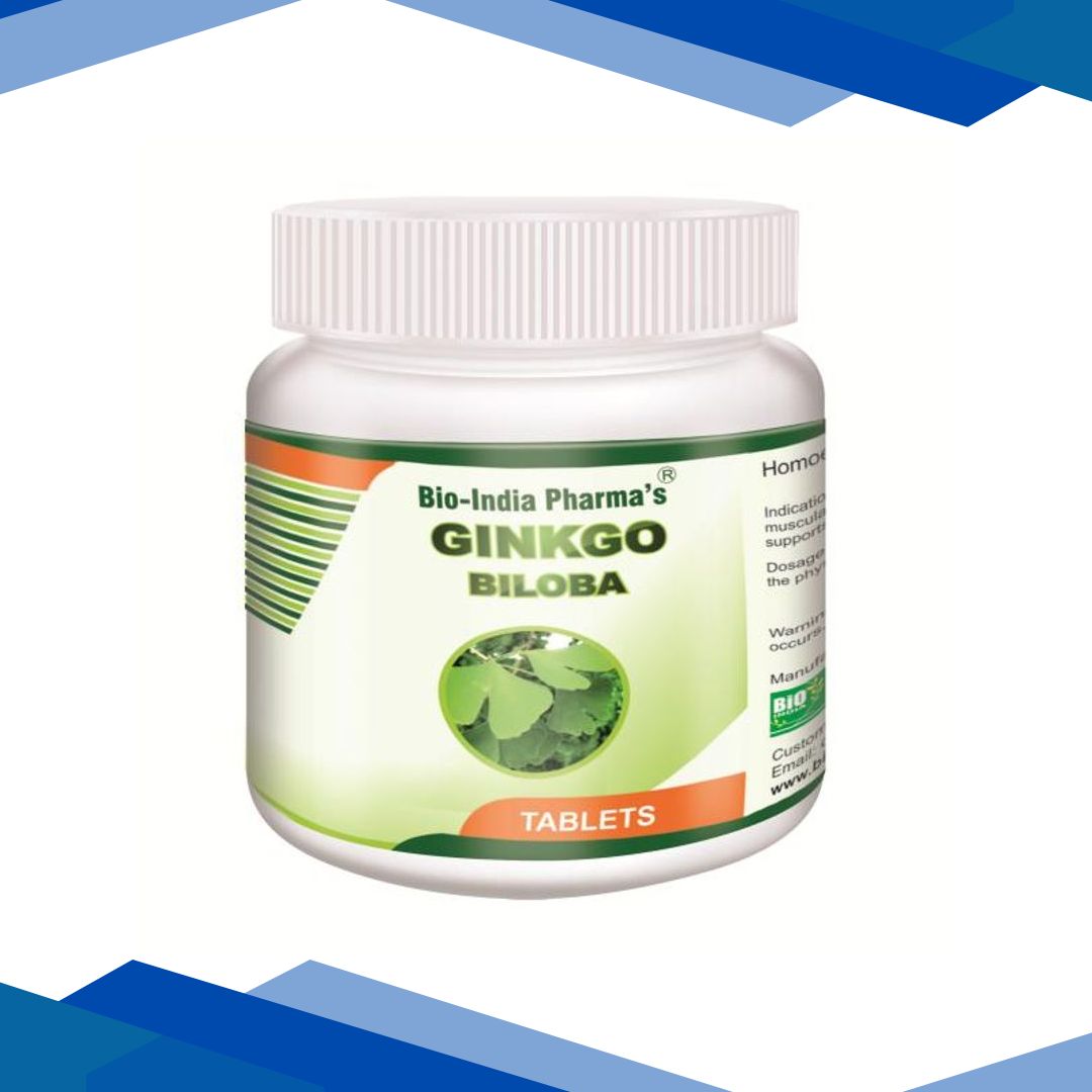 Bio-India’s Ginkgo Biloba Tablet 20 gm