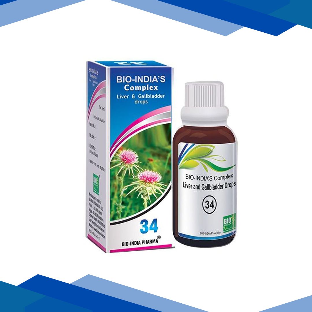 Bio-India’s Liver and Gallbladder Drops 34 30 ml