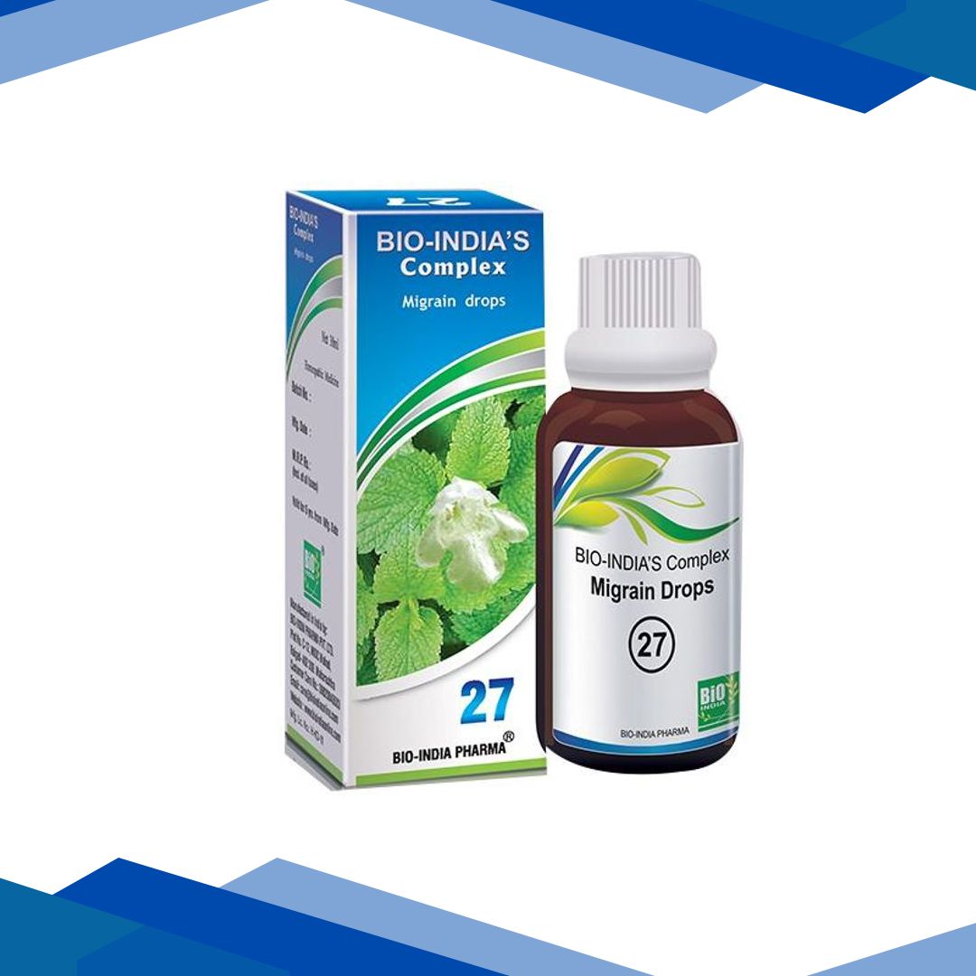 Bio-India’s Migrain Drops 27 30 ml