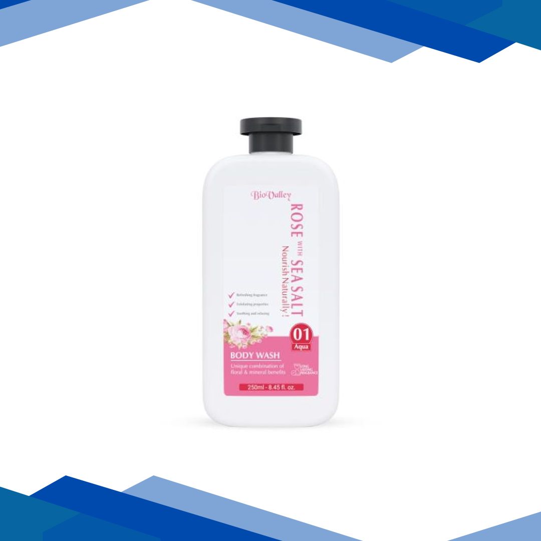 Bio Valley Rose with sea salt Bodywash 250 ml