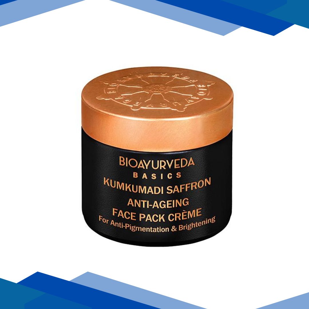 Bioayurveda Basics Kumkumadi Saffron Anti-Ageing Face Pack Creme 60 gm