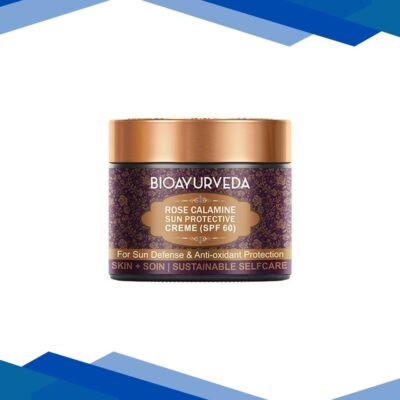 Bioayurveda Rose Calamine Sun Protective (SPF 60) Face Creme 60 gm