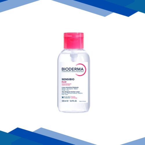 Bioderma Sensibio H2O Micellar Water Sensitive Skin Makeup Remover Pump Bottle 500 ml