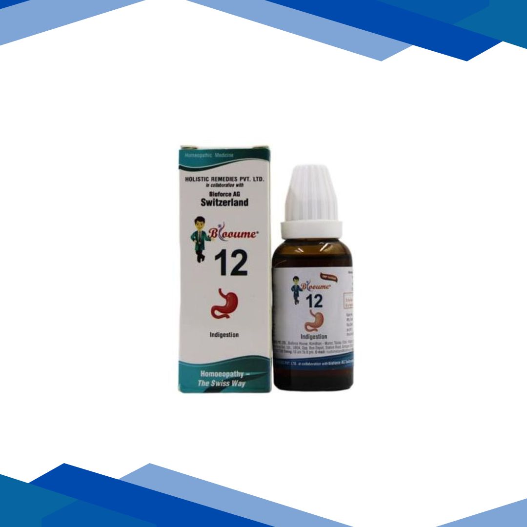 Bioforce Blooume 12 InDigestion Drops 30 ml