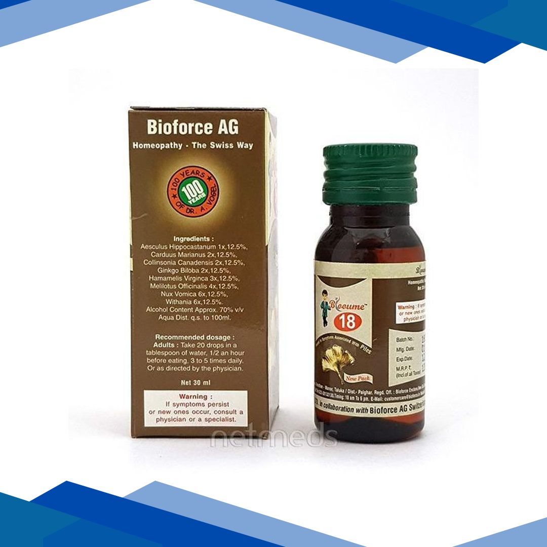 Bioforce Blooume 18 Hemosan Drops 30 ml