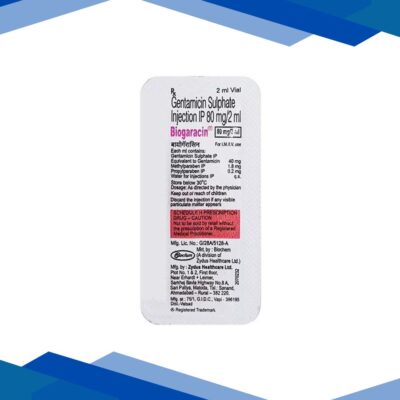 Biogaracin 80mg Injection 2ml