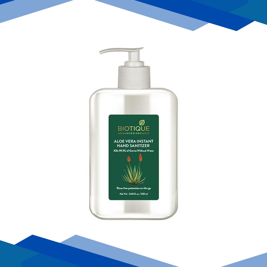 Biotique Advanced Organic Instant Hand Sanitizer – Aloe Vera 250 ml
