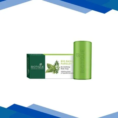 Biotique Basil and Parsley Revitalizing Body Soap 150 gm
