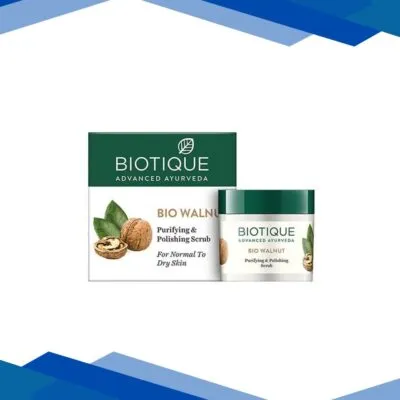 Biotique Bio Walnut Purifying & Polishing Scrub for Normal to Dry Skin 50 gm