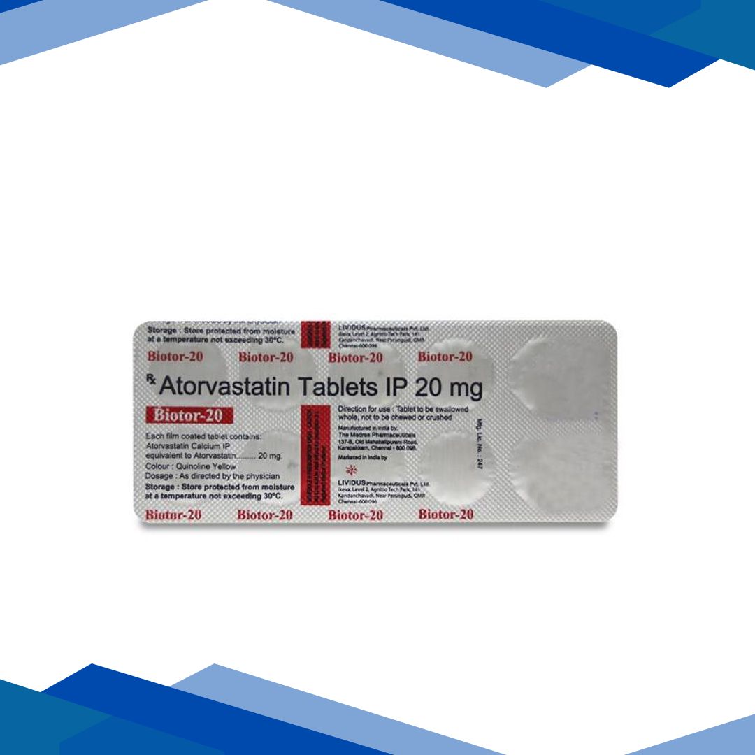 Biotor 20mg Tablet 10’S