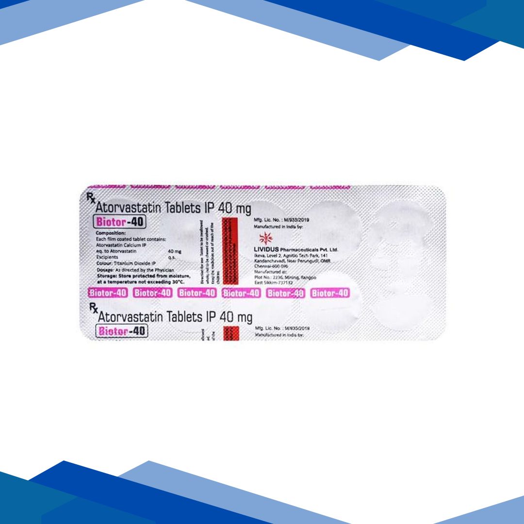 BIOTOR 40mg Tablet 10’s