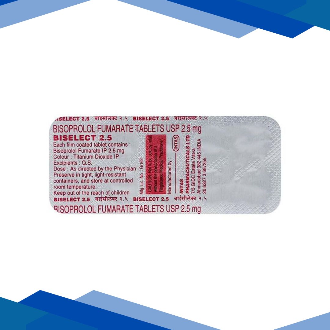 Biselect 2.5mg Tablet 10’S
