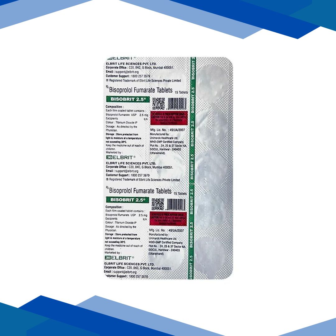 BISOBRIT 2.5 Tablet 15’s