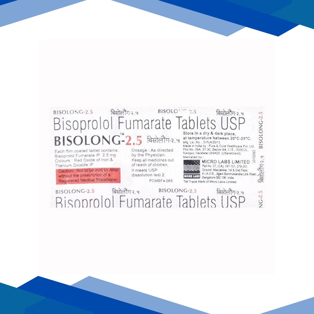 BISOLONG 2.5mg Tablet 10’s