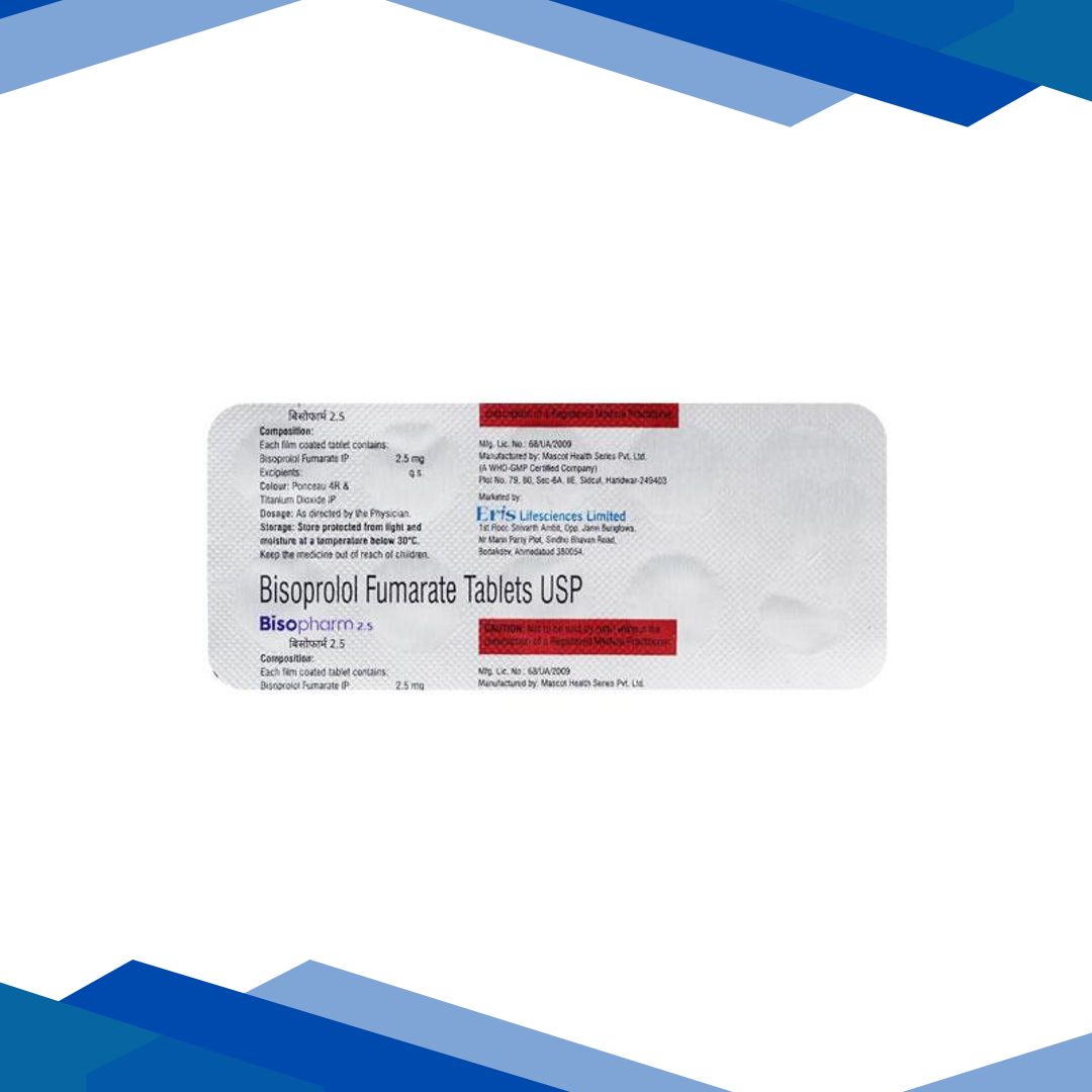 BISOPHARM 2.5 Tablet 10’s
