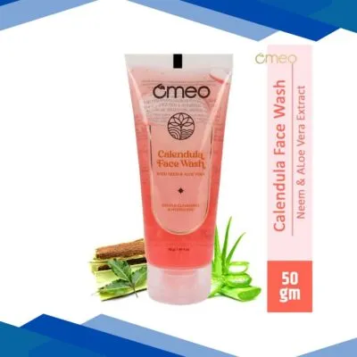 Bjain Omeo Calendula Face Wash – Neem & Aloe Vera 50 ml