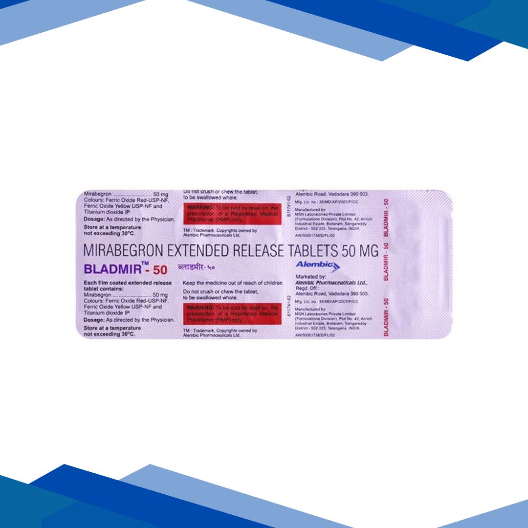 Bladmir 50mg Tablet 10’S