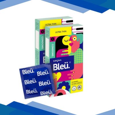 Bleu High Grade Natural Latex Ultra Thin Condoms (Pack of 2 X 8’s)