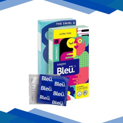 Bleu Natural Latex Condoms Combo (Ultra Thin 8’s + Spiral 8’s)