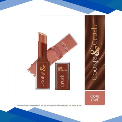 Blue Heaven Cookie & Crush Chocolate-Flavored Soft-Matte Lipstick, Cookie Craze 3.4 gm