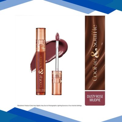 Blue Heaven Cookie & Souffle Chocolate-Flavored Airwhipped Lip Cream, Dusty Rose Mudpie 3.2 ml