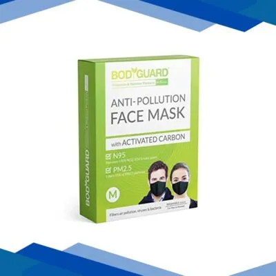 BodyGuard N95 + PM2.5 Anti Pollution Face Mask with Activated Carbon – Medium