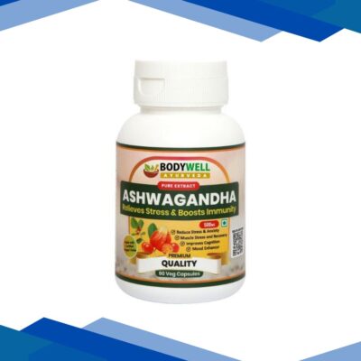 Bodywell Ashwagandha 500 mg Veg Capsule 60’s