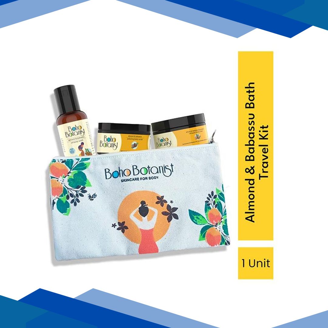 Boho Botanist Almond & babassu Nourishing Travel Kit 1’s