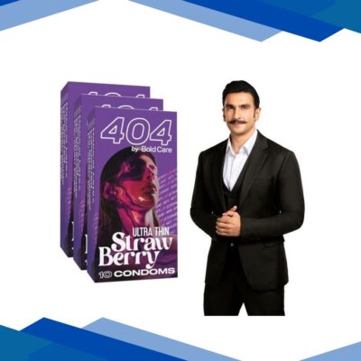 Bold Care 404 by Bold Care Ultra Thin – Strawberry Flavored Condoms (Pack of 3 x 10)