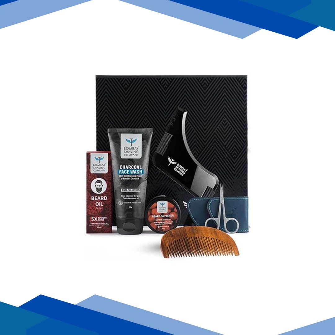 Bombay Shaving Company Grooming Gift Set for Men, Beard Grooming Kit for Men 450 g