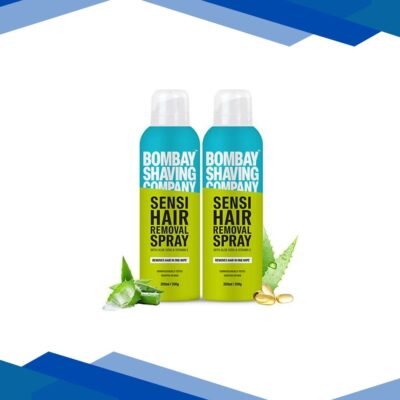 Bombay Shaving Company Sensi Hair Removal Spray For Men, Painless & Irritation Free Spray 200gm 2’s