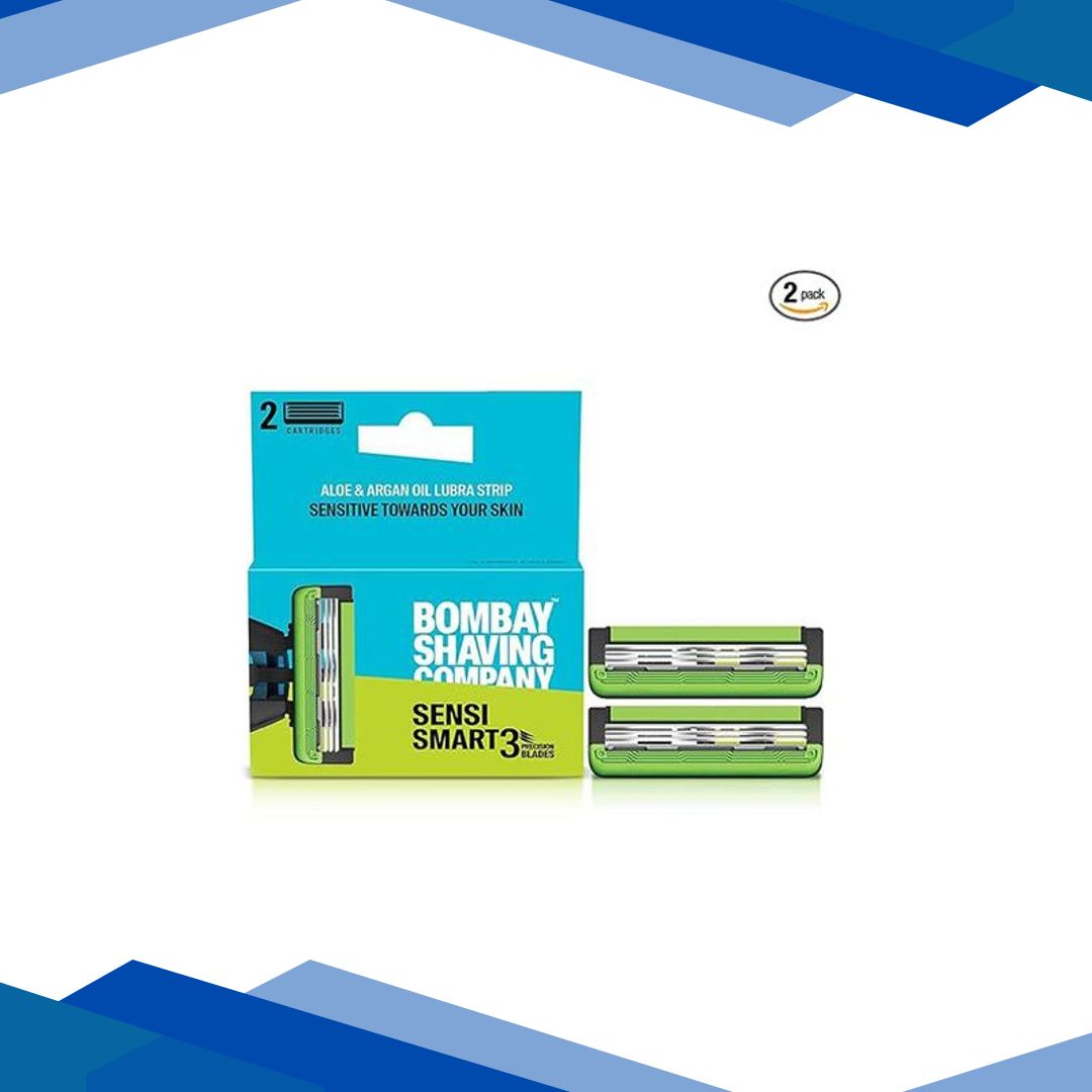 Bombay Shaving Company Sensi Smart 3 Razor Cartridge 2’s