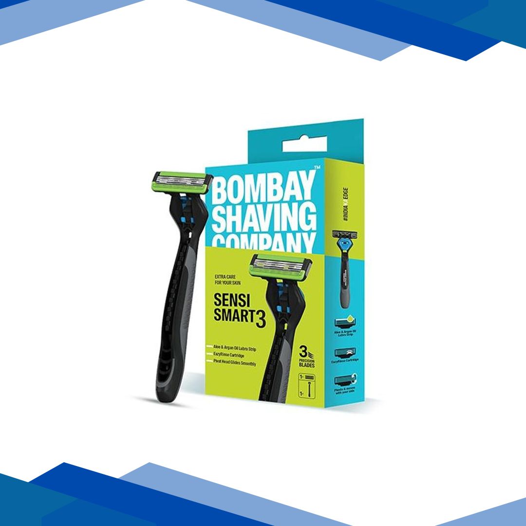 Bombay Shaving Company Sensi Smart 3 Razor, Shaving Razor for Men 20 g