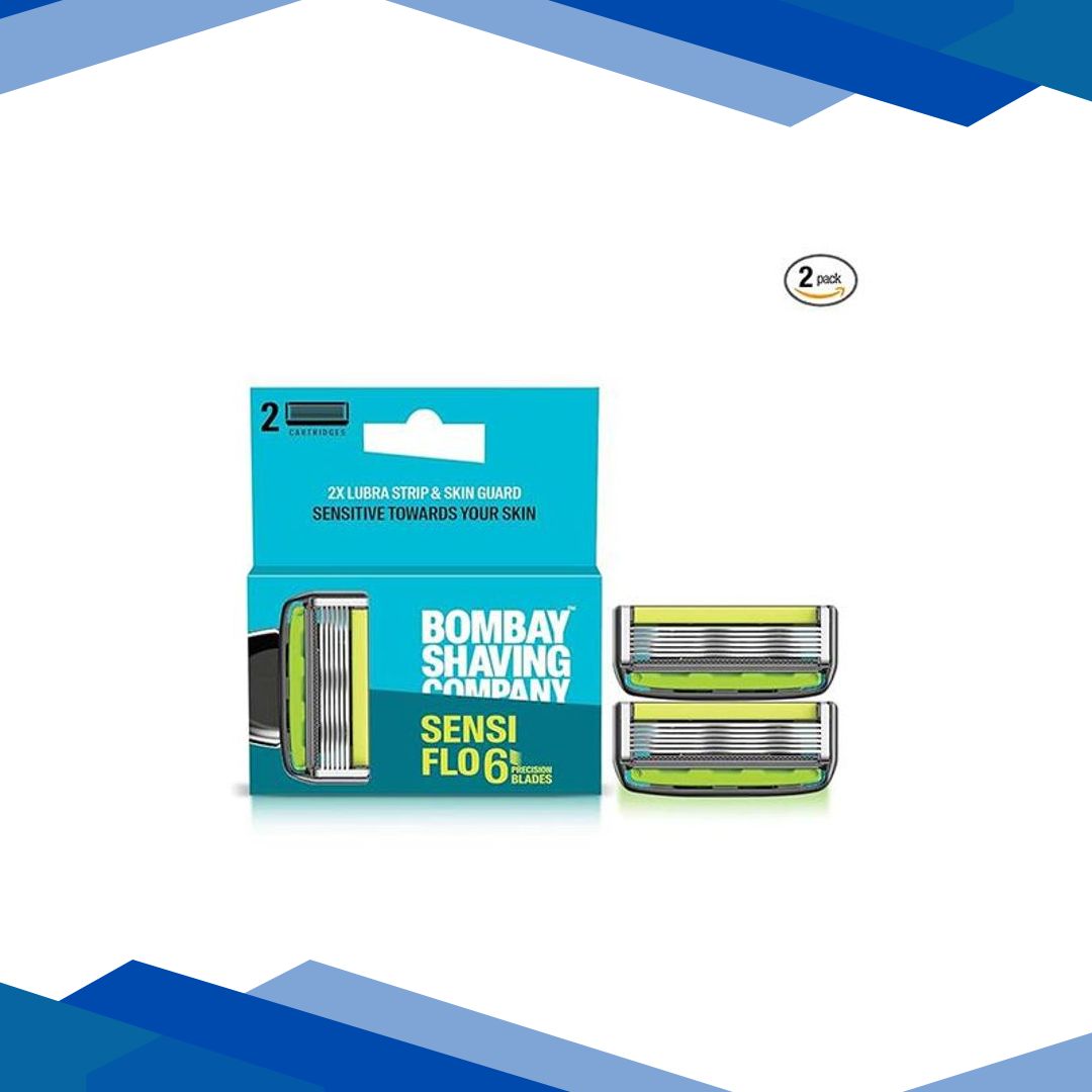 Bombay Shaving Company Sensiflo 6 Razor Cartridge 2’s