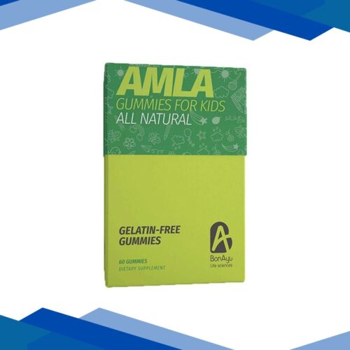 BonAyu All Natural Gelatin Free Gummies for Kids – Amla 60’s