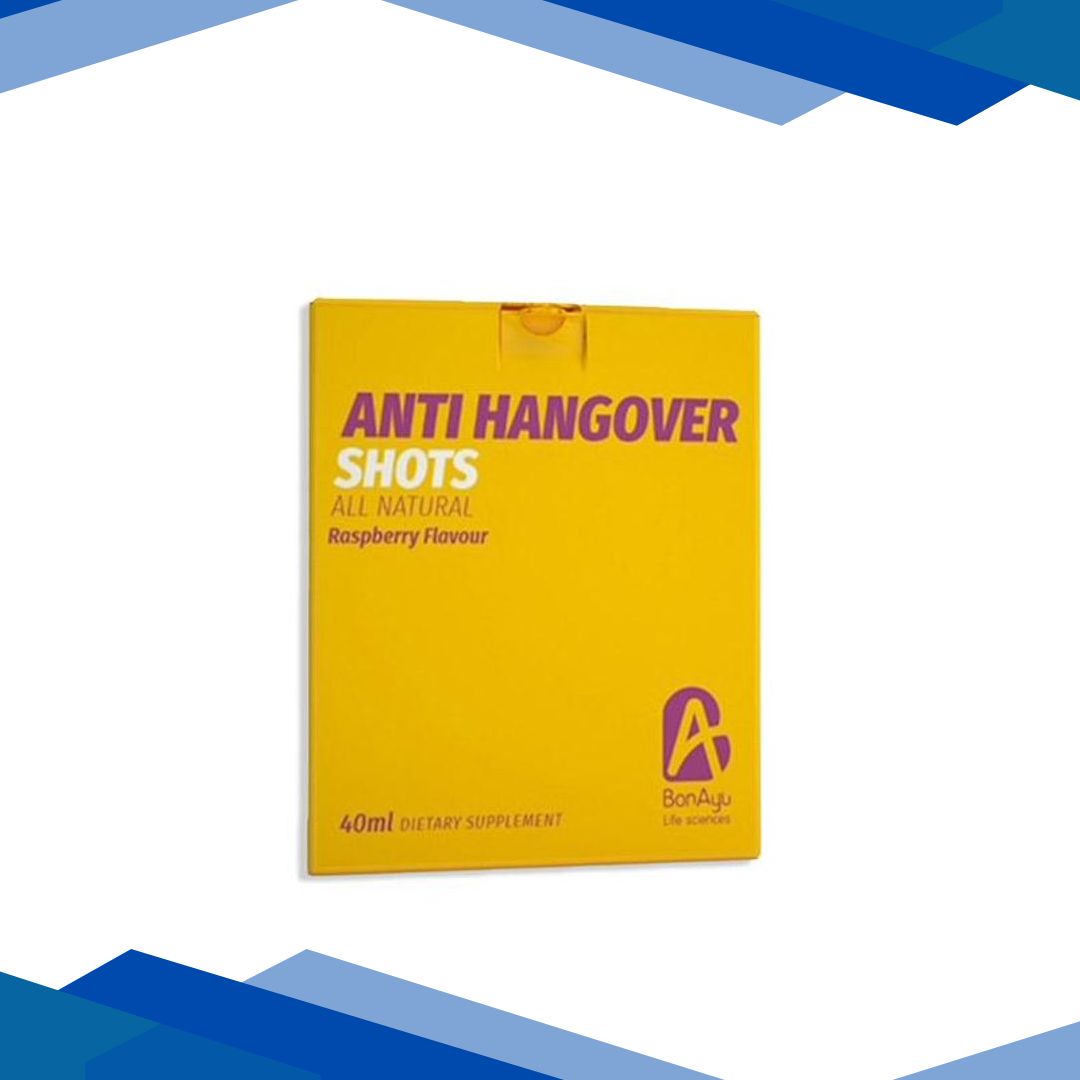 BonAyu Anti Hangover Shots – Raspberry – Pack of 6 x 40 ml