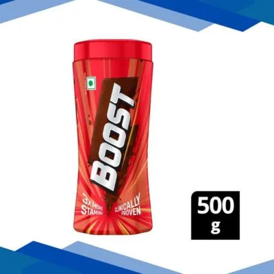 Boost 3X Stamina Powder 500 gm (Pet Jar)