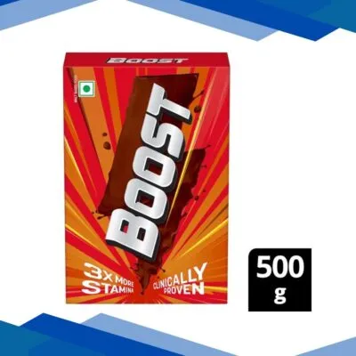 Boost 3x Stamina Powder 500 gm (Refill Pack)