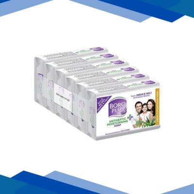Boro Plus Antiseptic Moisturising Soap – Neem, Eucalyptus & Honey (Pack of 6 x 125 gm)