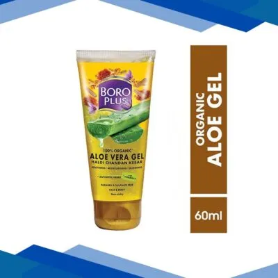 Boro Plus Body Gel – Aloe Vera with Haldi, Chandan & Kesar 60 ml