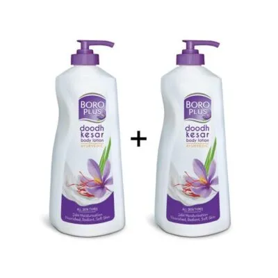 Boro Plus Doodh Kesar Body Lotion (Buy 1 Get 1 Free) 400 ml